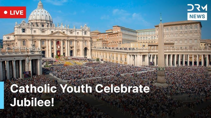 Pope-Leo-XIV-Calls-on-Youth-to-Be-Beacons-of-Hope-at-2025-Jubilee-in-Rome