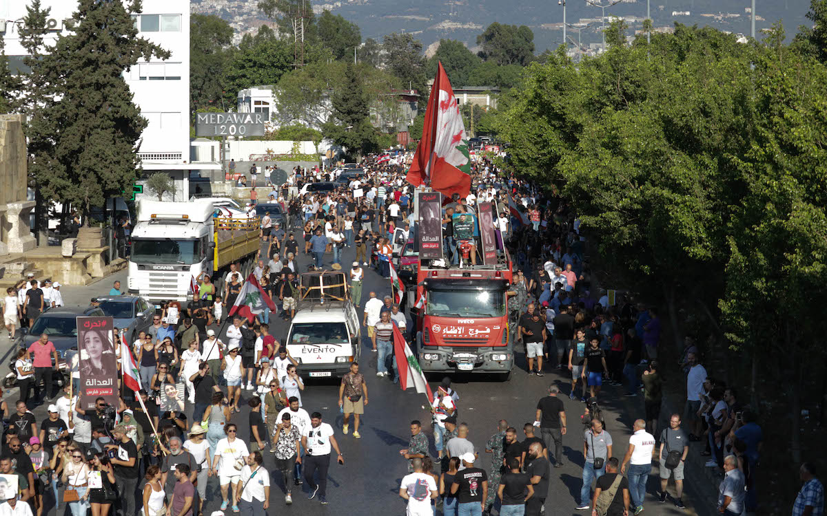 Lebanese-Commemorate-Five-Years-Since-Devastating-Beirut-Port-Explosion-Amid-Calls-for-Justice